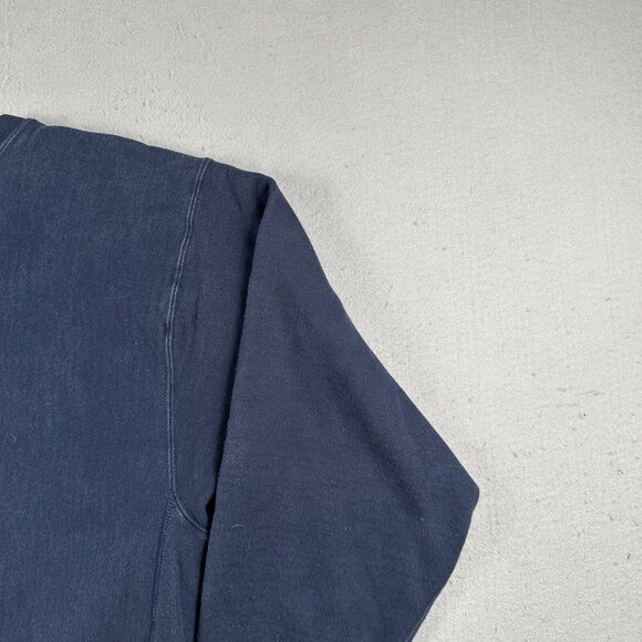90s Champion Reverse Weave Sweatshirt Men’s XXL Blue Pullover Boston College - Picture 15 of 16